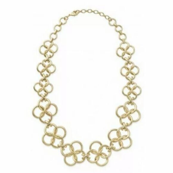 🎃 Stella & Dot Crosby Gold Link Necklace - Picture 4 of 8